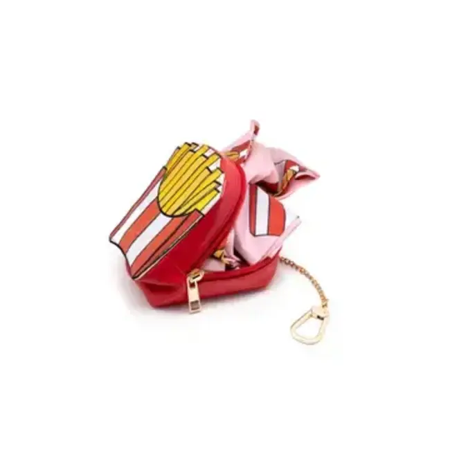 Bag Charm & Reusable Shopper Bag - French Fries