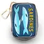 Bag Charm & Reusable Shopper Bag - Canned Sardines