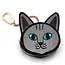 Bag Charm & Reusable Shopper Bag - Gray Cat / Kitten