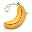 Bag Charm & Reusable Shopper Bag - Ripe Yellow Banana