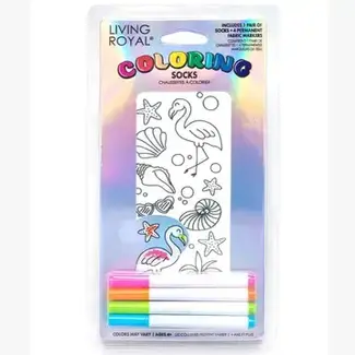 Ankle Socks Coloring Kit - Tropical Vibes / Beach Day