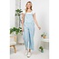 Retro Floral Wide Leg Overalls