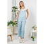 Retro Floral Wide Leg Overalls