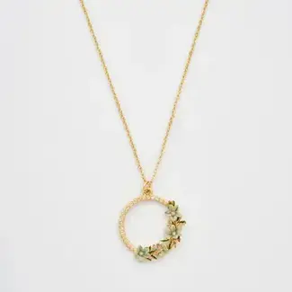 Fable England Floral Wreath Necklace