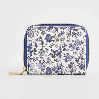 Fable England Ditsy Blue Wallet