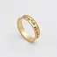 Fable England Folksy Floral Gold Ring