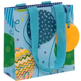 Bag - Small - Big Balloons Blue