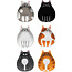Danica Imports Cat Club Pinch Bowls