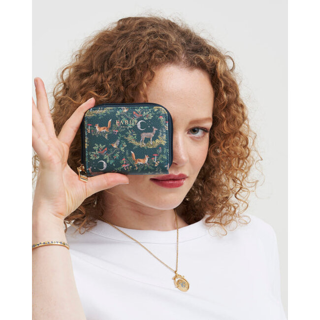 Fable England Into the Woods Green Wallet