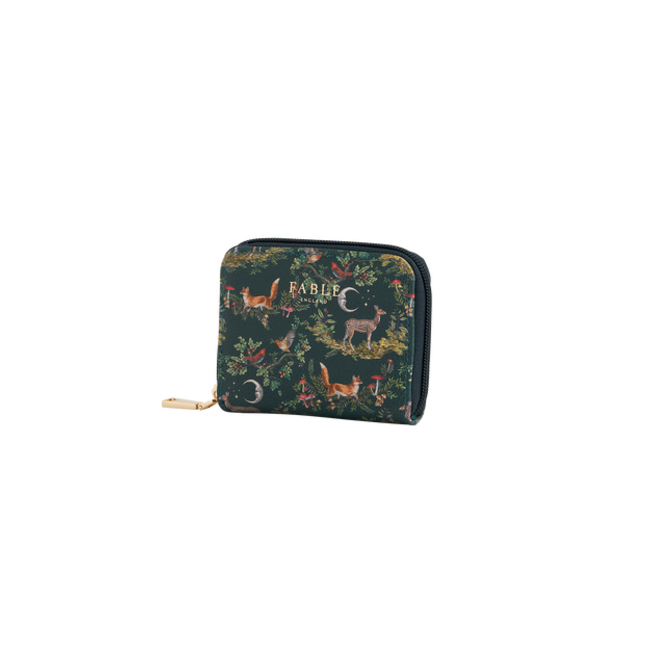 Fable England Into the Woods Green Wallet