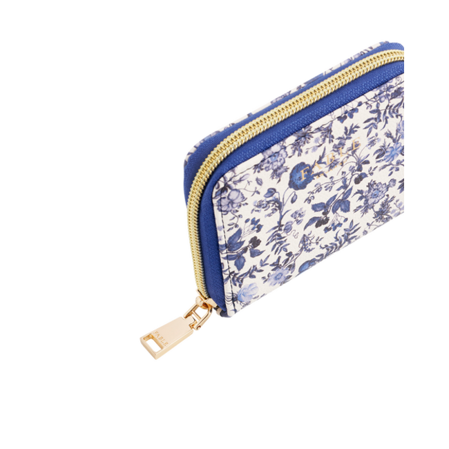 Fable England Ditsy Blue Wallet