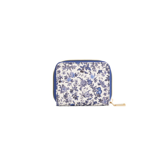 Fable England Ditsy Blue Wallet