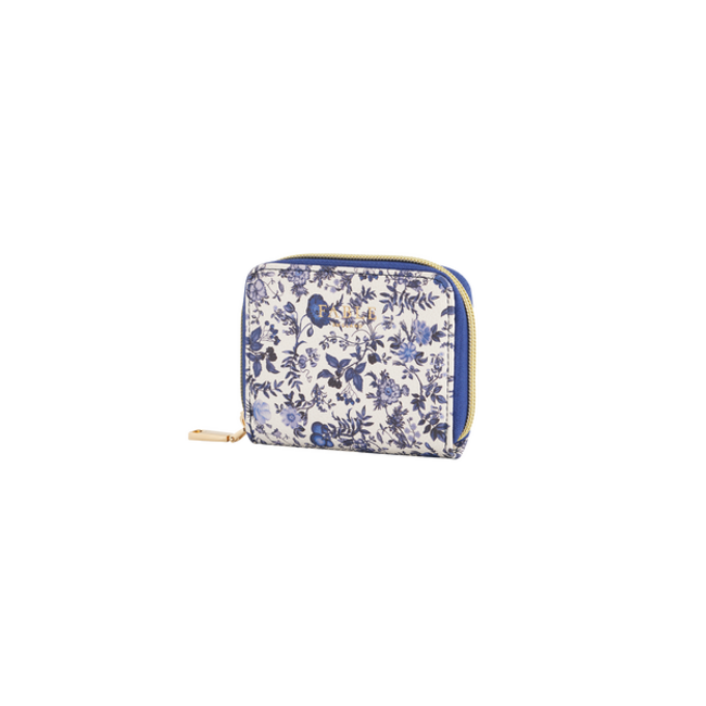 Fable England Ditsy Blue Wallet