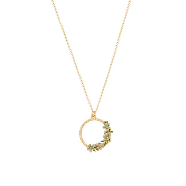 Fable England Floral Wreath Necklace