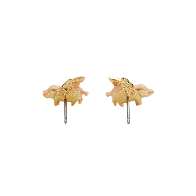 Fable England Flying Pig Stud Earrings