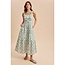 Floral Square Neck Maxi Dress