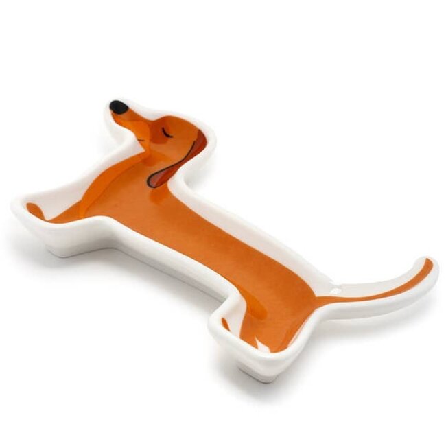 Trinket & Jewelry Tray / Dish - Dachshund Puppy Dog