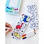 Ankle Socks Coloring Kit - Days of the Dinosaurs