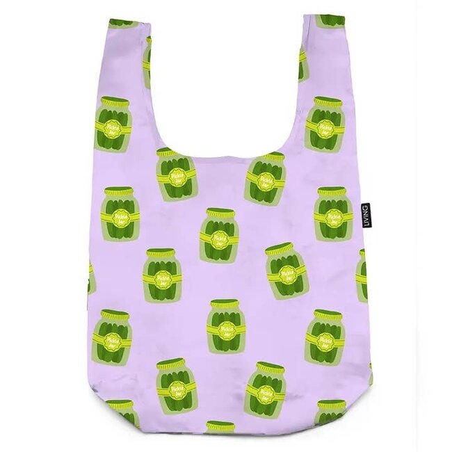 Bag Charm & Reusable Shopper Bag - Pickle Jar