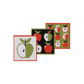 Danica Imports Knit Dishcloth Set of 3 - Apple a Day