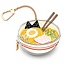 Bag Charm & Reusable Shopper Bag - Ramen Noodles