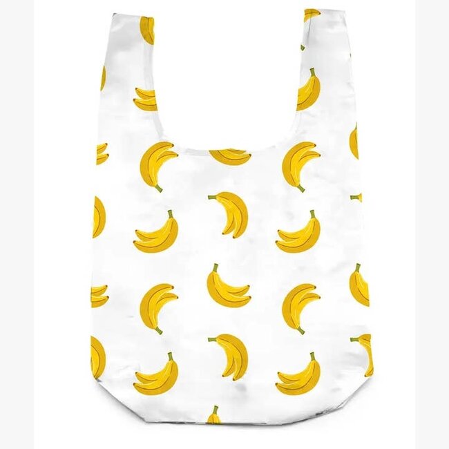 Bag Charm & Reusable Shopper Bag - Ripe Yellow Banana