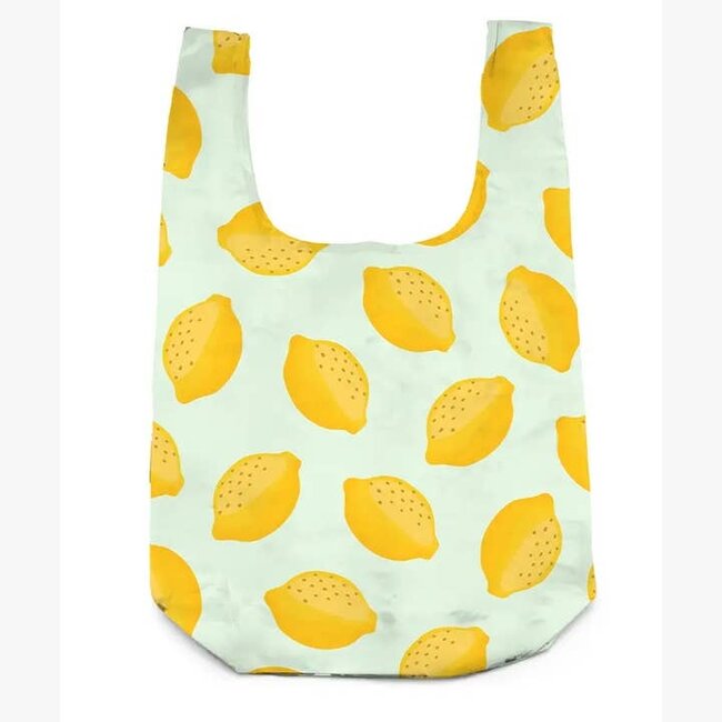 Bag Charm & Reusable Shopper Bag - Fresh Lemon