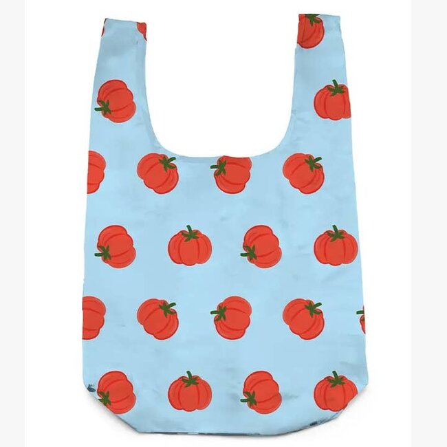 Bag Charm & Reusable Shopper Bag - Ripe Red Tomato