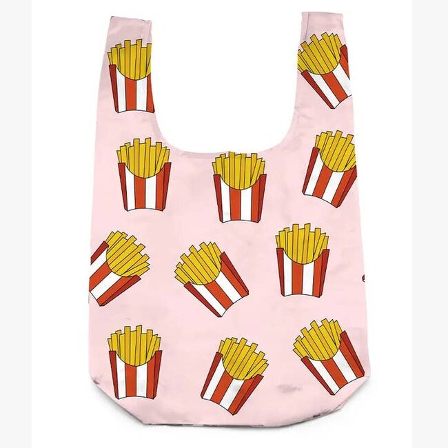Bag Charm & Reusable Shopper Bag - French Fries