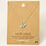 Dainty Opal Crystal Charm Necklace (more colours)
