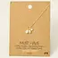 Dainty Opal Crystal Charm Necklace (more colours)