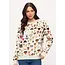 Colourful Dog Faces Print Sweatshirt