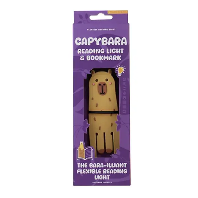 Capybara Reading Light & Bookmark
