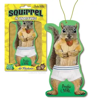 Archie McPee Air Freshener - Squirrel Underpants