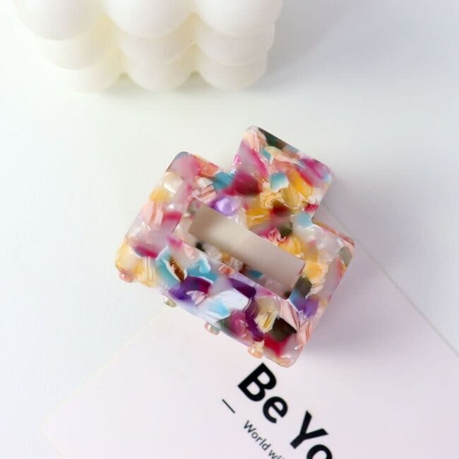 E&S Accessories Acetate Square Hair Claw (more colours)