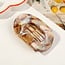 E&S Accessories Marble Rounded Flat Hair Claw (more colours)
