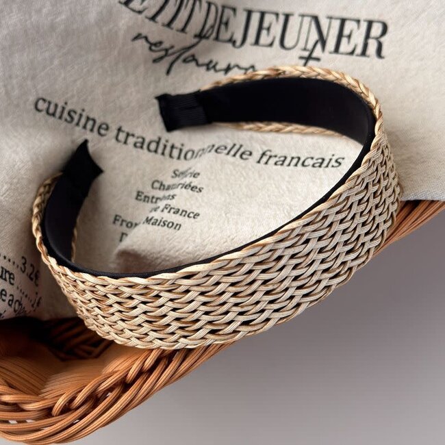 E&S Accessories Rattan Woven Headband (more colours)