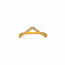 Lover’s Tempo Chevron CZ Ring - Gold