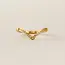 Lover’s Tempo Chevron CZ Ring - Gold