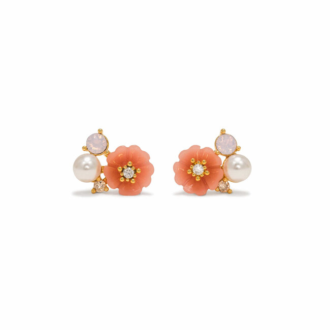 Lover’s Tempo Sweetpea Stud Earrings - Pink