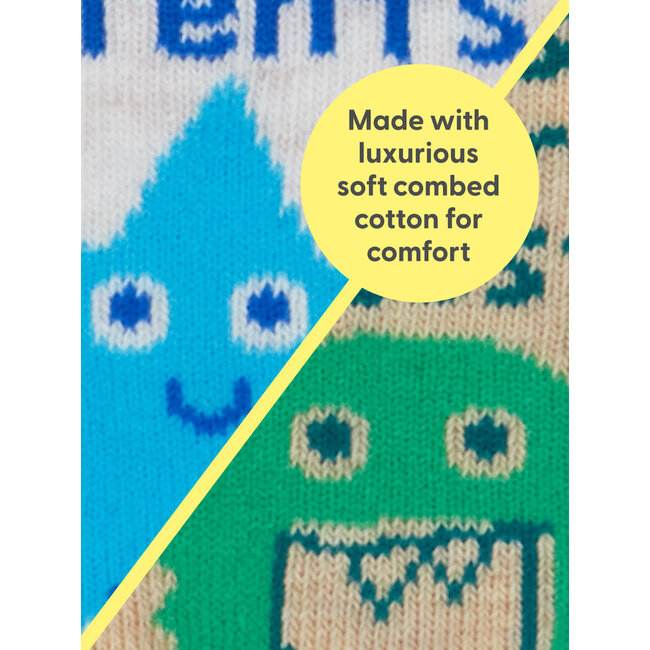 Blue Q Great with Parents/ Fussy Baby Socks