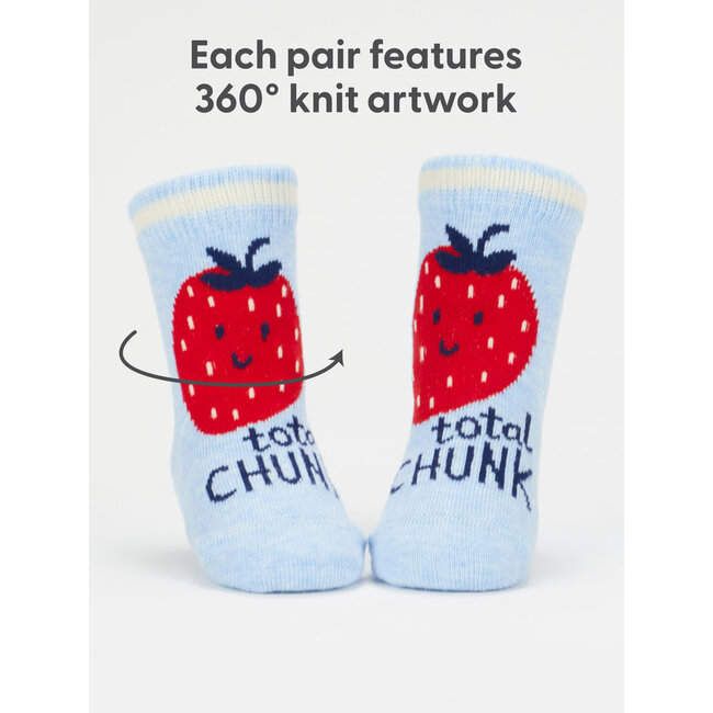 Blue Q Total Chunk/I Run This Town Baby Socks