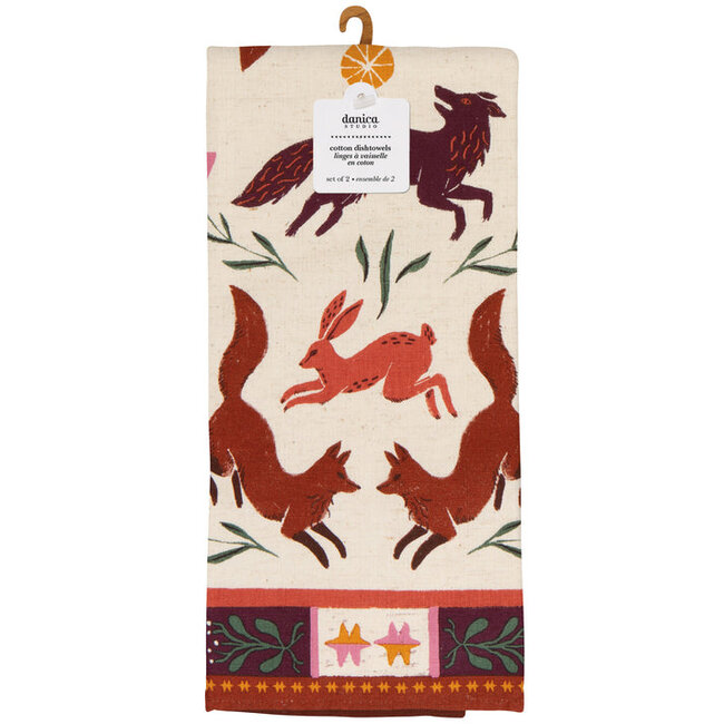 Danica Imports Folktale Dishtowels Set of 2