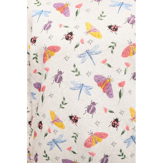 Whimsical Garden Insects Sweatshirt