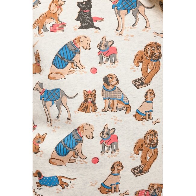 Dogs On Vacation Print Sweatshirt