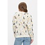 Cat & Wildflower Print Sweatshirt
