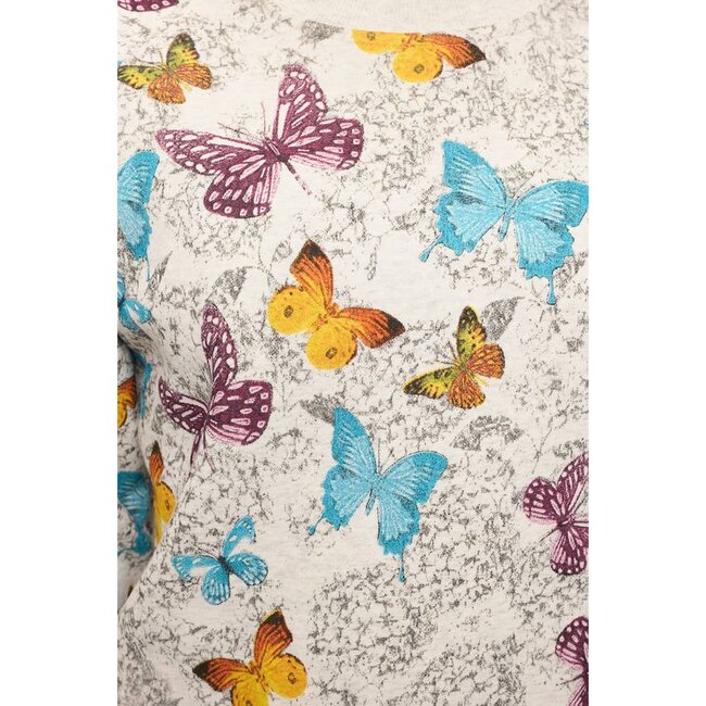 Dreamy Butterflies Print Sweatshirt