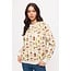 Mushrooms and Bugs Print Sweatshirt