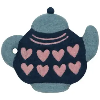 Danica Imports Teapot Felted Wool Trivet