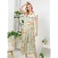 Retro Sunflower Wide Leg Overall